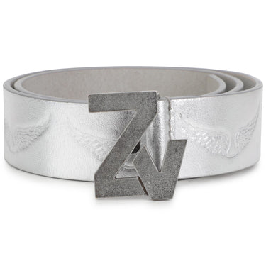 Cinturón ZADIG & VOLTAIRE plateado para adolescente